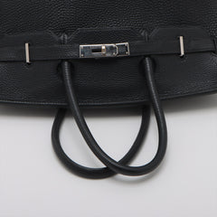 Hermes Birkin 35 Fjord Noir - G Square Stamp 2003