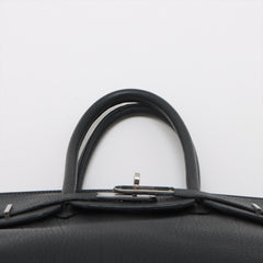Hermes Birkin 35 Fjord Noir - G Square Stamp 2003