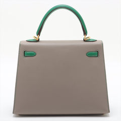 Hermes Kelly 25 Special Order Gris Asphalt x Vertigo C Stamp