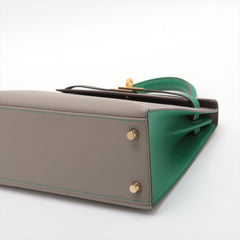 Hermes Kelly 25 Special Order Gris Asphalt x Vertigo C Stamp