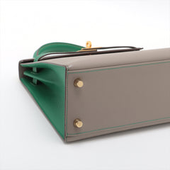 Hermes Kelly 25 Special Order Gris Asphalt x Vertigo C Stamp