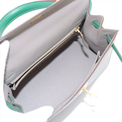 Hermes Kelly 25 Special Order Gris Asphalt x Vertigo C Stamp