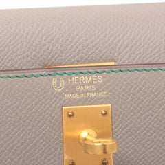 Hermes Kelly 25 Special Order Gris Asphalt x Vertigo C Stamp