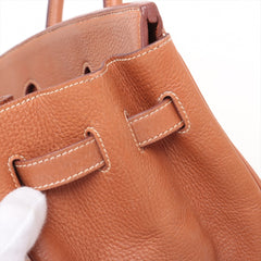 Hermes Birkin 35 Clemence Gold - Square stamp