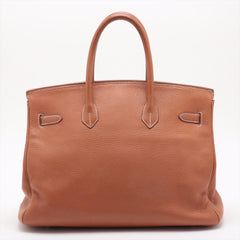Hermes Birkin 35 Clemence Gold - Square stamp