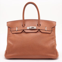 Hermes Birkin 35 Clemence Gold - Square stamp