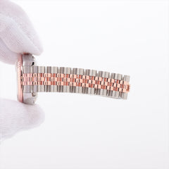 Rolex Datejust 26mm Stainless Steel/Everrose Mother of Pearl Watch Roman Numerals