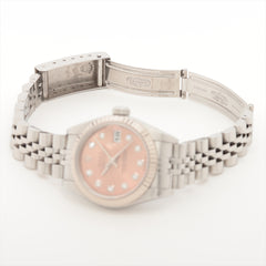 Rolex Datejust 26mm Pink Face Stainless Steel/White Gold Watch