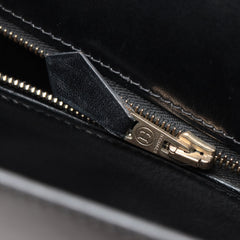 Hermes Kelly 32 Box Leather Black Noir B Square Stamp