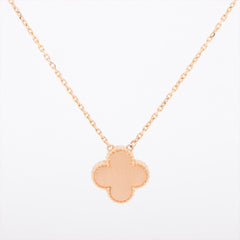 Van Cleef & Arpels Vintage Alhambra Onyx with Diamond Holiday Pendant Necklace 2016