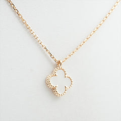 Van Cleef & Arpels Sweet Alhambra White Mother of Pearl Necklace