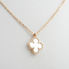 Van Cleef & Arpels Sweet Alhambra White Mother of Pearl Necklace