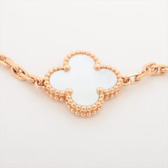 Van Cleef & Arpels Vintage Alhambra 5 Motifs Mother of Pearl MOP Bracelet