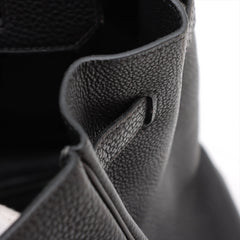 Hermes Birkin 35 Togo PHW Noir I Square Stamp