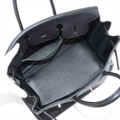 Hermes Birkin 35 Togo PHW Noir I Square Stamp