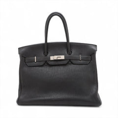 Hermes Birkin 35 Togo PHW Noir I Square Stamp
