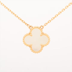 Van Cleef & Arpels Vintage Alhambra Mother of Pearl MOP Necklace