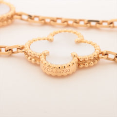 Van Cleef & Arpels Vintage Alhambra 5 Motifs Mother of Pearl MOP Bracelet