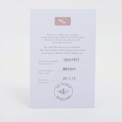 Van Cleef & Arpels Sweet Alhambra Mother of Pearl MOP Necklace Yellow Gold