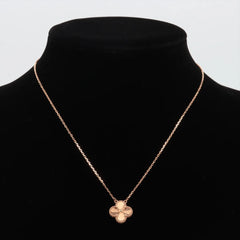 Van Cleef & Arpels Vintage Alhambra Guilloche Necklace Yellow Gold