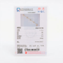 Van Cleef & Arpels Vintage Alhambra 5 Motif Mother of Pearl MOP Bracelet Yellow Gold