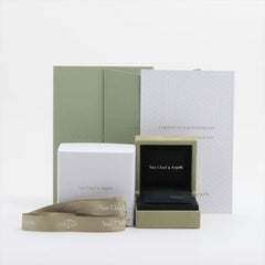 Van Cleef & Arpels Vintage Alhambra 2024 Holiday Pendant Rose Gold Guilloche Diamond Necklace