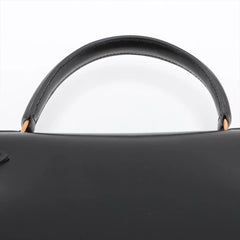 Hermes Kelly 28 Box Noir Q Circle Stamp