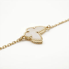 Van Cleef & Arpels Sweet Alhambra Butterfly Mother of Pearl Bracelet