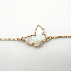 Van Cleef & Arpels Sweet Alhambra Butterfly Mother of Pearl Bracelet
