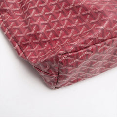 Goyard Saint Louis Fidji Hobo Bag Red
