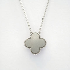 Van Cleef & Arpels Holiday 2020 Vintage Alhambra Guilloche White Gold diamond Necklace