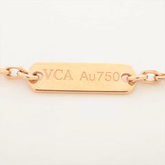 Van Cleef & Arpels Vintage Alhambra Bullseye Diamond 2017 Holiday Limited Edition Necklace