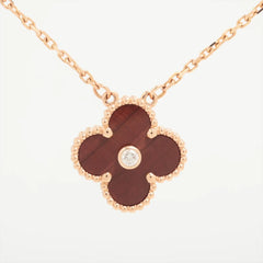 Van Cleef & Arpels Vintage Alhambra Bullseye Diamond 2017 Holiday Limited Edition Necklace