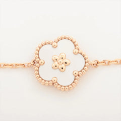 Van Cleef & Arpels Lucky Spring Plum Blossom Mother of Pearl Bracelet