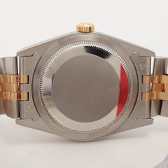 Rolex Datejust 36mm Two Toned  with Diamond Dial Watch 16233