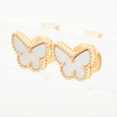 Van Cleef & Arpels Sweet Alhambra Butterfly Mother of Pearl Earrings