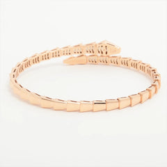 Bvlgari Serpenti Viper Bracelet Size Medium Rose Gold