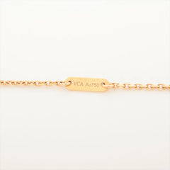 Van Cleef & Arpels Sweet Alhambra Hearts Carnelian Necklace