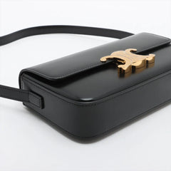 Celine Triomphe Shoulder Bag Black