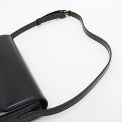Celine Triomphe Shoulder Bag Black