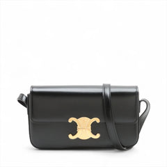 Celine Triomphe Shoulder Bag Black