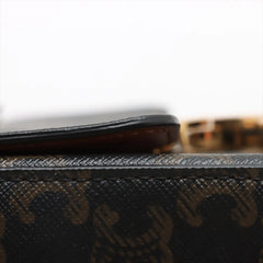 Celine Triomphe Chain Shoulder Bag Brown