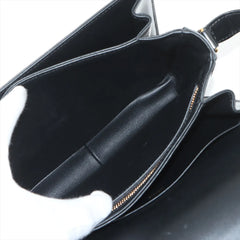 Celine Triomphe Classique Shiny Calfskin Black