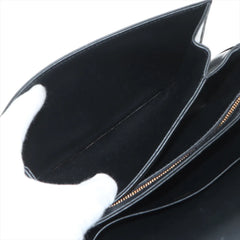Celine Triomphe Classique Shiny Calfskin Black