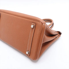 Hermes Birkin 30 Togo Gold Shooting Star H Square Stamp