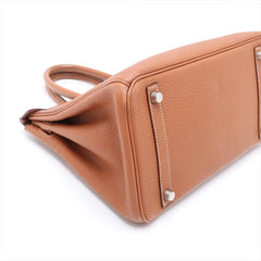 Hermes Birkin 30 Togo Gold Shooting Star H Square Stamp