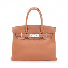 Hermes Birkin 30 Togo Gold Shooting Star H Square Stamp