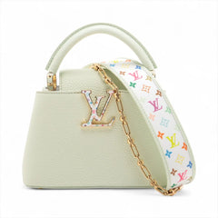 Louis Vuitton x Limited Edition Takashi Murakami Capucines Mini Light Green