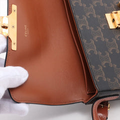 Celine Triomphe Shoulder Bag Brown