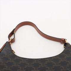Celine Triomphe Ava Shoulder Bag Brown
